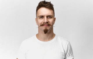 mustache hair transplant